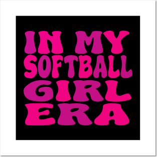 in my softball girl era Posters and Art